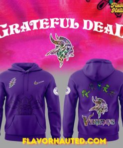 Minnesota Vikings Grateful Dead Night Special Purple Hoodie