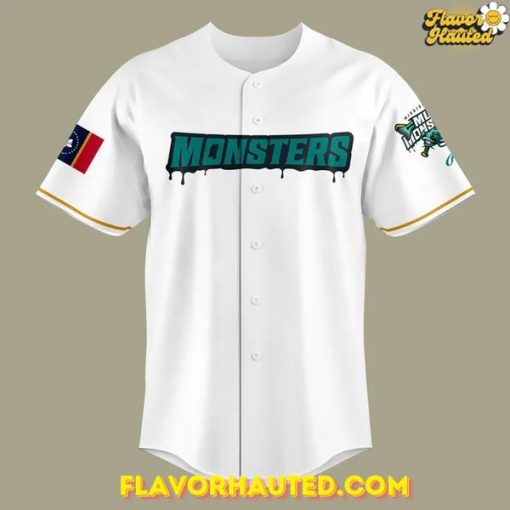 Mississippi Mud Monsters 2025 White Baseball Jersey