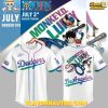 Monkey D. Luffy Los Angeles Dodgers 2025 Special Baseball Jersey