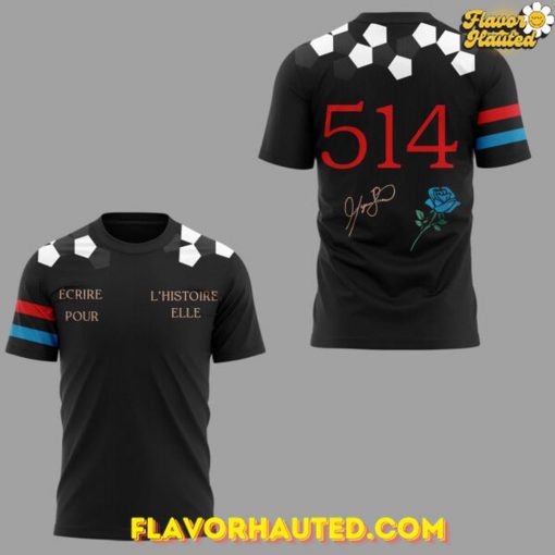 Montreal Roses Football 514 Signature 2025 T-Shirt