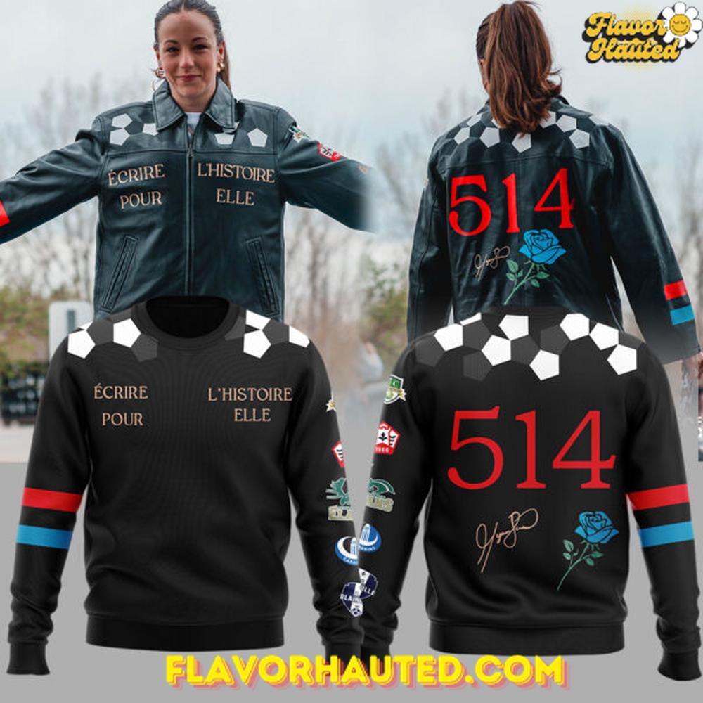 Montreal Roses Football 514 Signature 2025 Sweatshirt Montreal Roses Football 514 Signature 2025 Sweatshirt