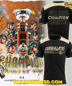 Muskegon Lumberjacks Hockey 2025 USHL Clark Cup Limited Edition T-Shirt