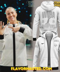 New York Liberty 2024 WNBA Champions Special Zip Hoodie