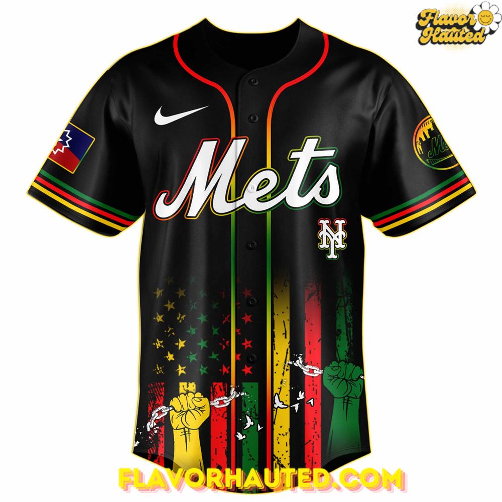 New York Mets Juneteenth Day 2025 Special Jersey New York Mets Juneteenth Day 2025 Special Jersey