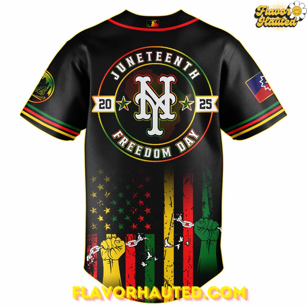 New York Mets Juneteenth Day 2025 Special Jersey New York Mets Juneteenth Day 2025 Special Jersey