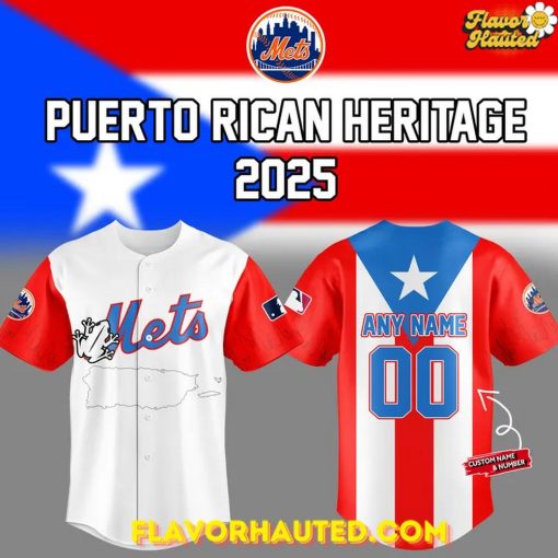 New York Mets Puerto Rican Heritage 2025 Special Jersey