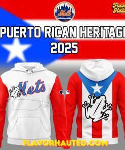 New York Mets Puerto Rican Heritage 2025 Special Hoodie