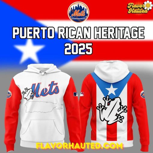 New York Mets Puerto Rican Heritage 2025 Special Hoodie