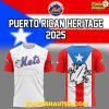New York Mets Puerto Rican Heritage 2025 Special T-Shirt