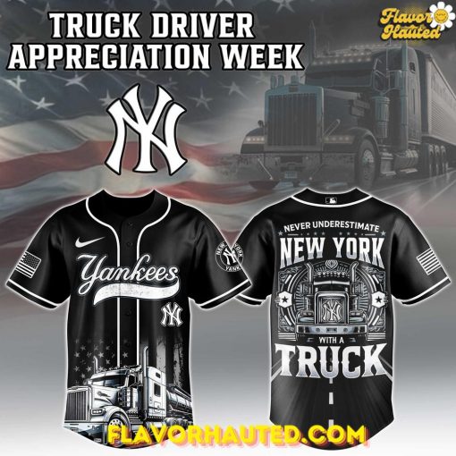 New York Yankees 2025 Truck Driver Appreciation Week Limited Edition Jersey
