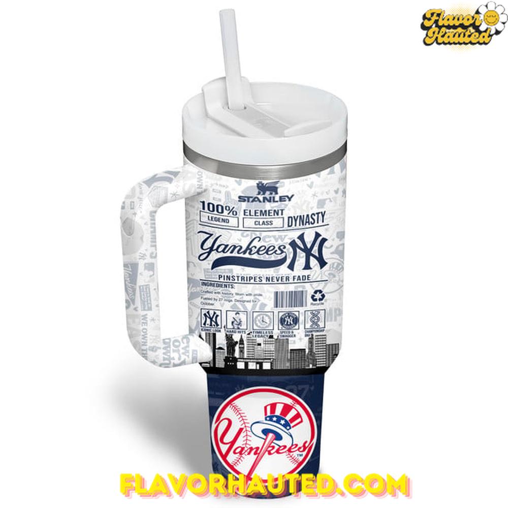 New York Yankees Stanley Pinstripes Never Fade Edition Stanley Tumbler 40oz New York Yankees Stanley Pinstripes Never Fade Edition Stanley Tumbler 40oz