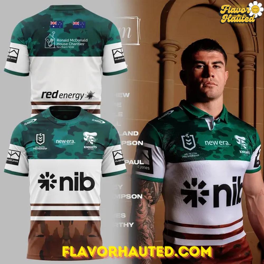 Newcastle Knights 2025 ANZAC Round Camo Special T-Shirt Newcastle Knights 2025 ANZAC Round Camo Special T-Shirt
