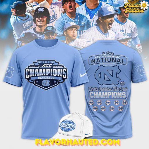 North Carolina Tar Heels 2025 ACC Champions T-Shirt
