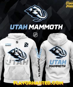 Official Utah Mammoth NHL Team White 2025 Hoodie