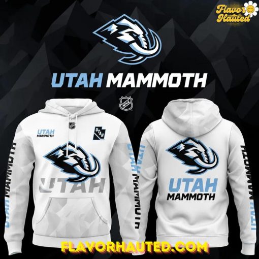 Official Utah Mammoth NHL Team White 2025 Hoodie