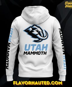 Official Utah Mammoth NHL Team White 2025 Hoodie 3