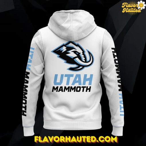 Official Utah Mammoth NHL Team White 2025 Hoodie