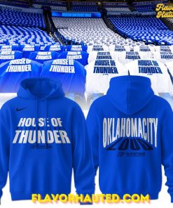 Oklahoma City Thunder Playoff 2025 Blue Hoodie