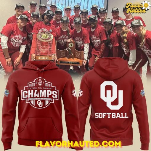Oklahoma Sooners SEC Softball Tournament Champions 2025 Special Hoodie