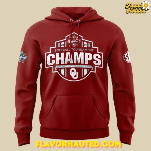 Oklahoma Sooners SEC Softball Tournament Champions 2025 Special Hoodie