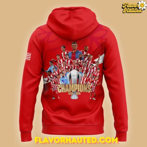 lympiacos 2024-2025 Champions 48th Title Limited Hoodie