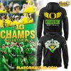 Oregon Softball Big Ten Champions 2025 Black Hoodie