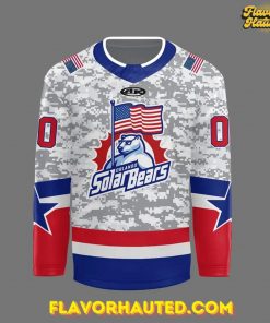 Orlando Solar Bears Happy Memorial Day 2025 Special Hockey Jersey
