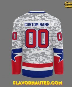Orlando Solar Bears Happy Memorial Day 2025 Special Hockey Jersey 3