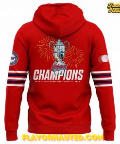 Oshawa Generals 2025 Eastern Conference Back to Back Champions Limited Hoodie 3