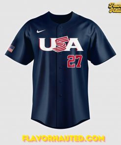 Paul Skenes USA Team World Baseball Classic 2026 Navy Jersey