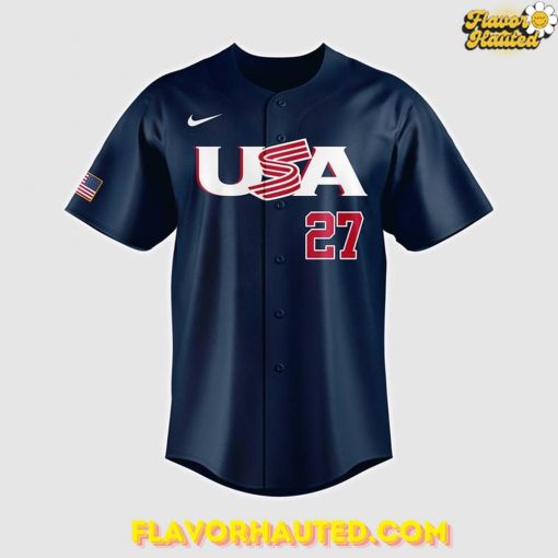 Paul Skenes USA Team World Baseball Classic 2026 Navy Jersey