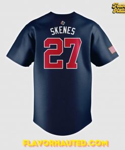 Paul Skenes USA Team World Baseball Classic 2026 Navy Jersey 3