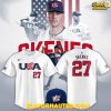 Paul Skenes USA Team World Baseball Classic 2026 White Jersey