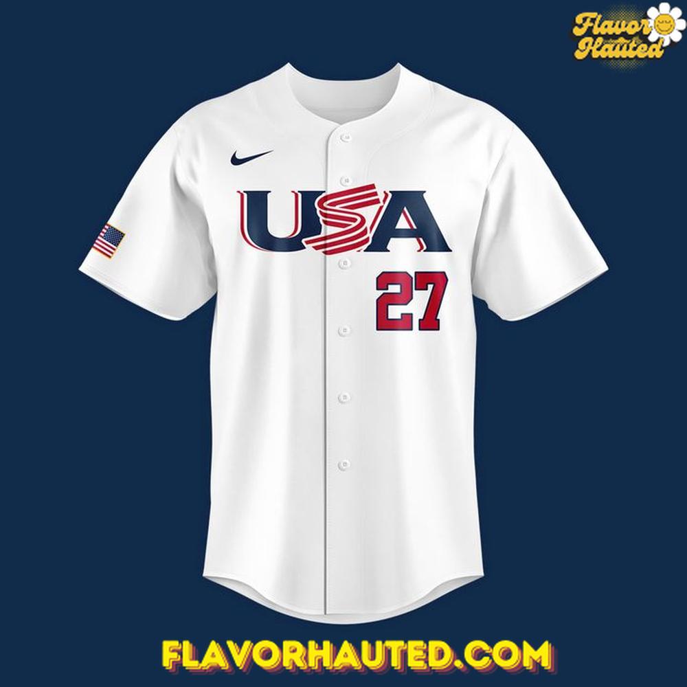 Paul Skenes USA Team World Baseball Classic 2026 White Jersey Paul Skenes USA Team World Baseball Classic 2026 White Jersey