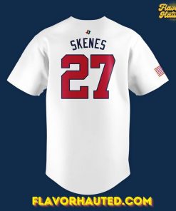 Paul Skenes USA Team World Baseball Classic 2026 White Jersey 3