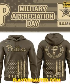 Philadelphia Phillies Baseball Military Appreciation Day Special Hoodie