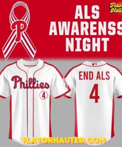 Philadelphia Phillies x ALS Awareness Night 2025 Special Baseball Jersey