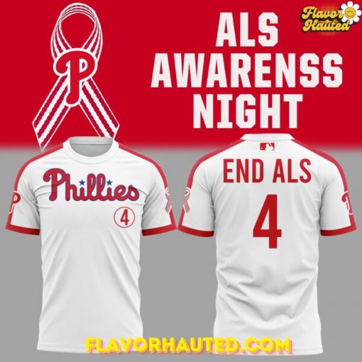 Philadelphia Phillies x ALS Awareness Night 2025 Special T-Shirt