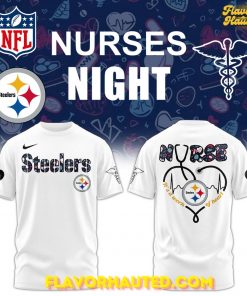 Pittsburgh Steelers Nurses Night Limited White T-Shirt