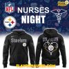 Pittsburgh Steelers Nurses Night Special Black Hoodie