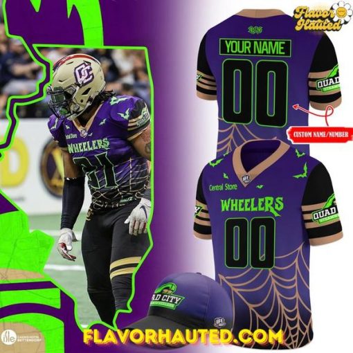Quad City Steamwheelers 2025 Halloween Limited Edition Football Jersey