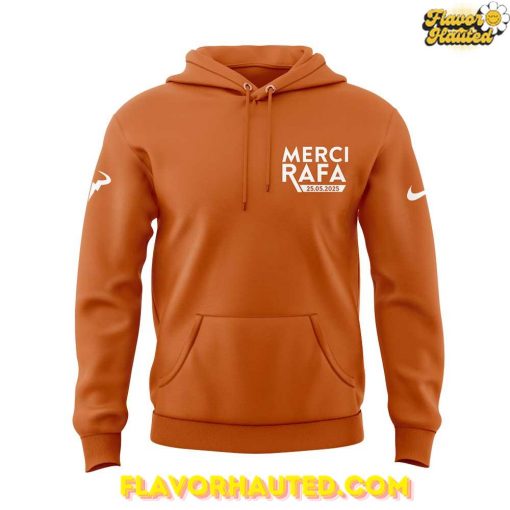 Rafael Nadal 2025 Roland Garros Farewell Tribute Hoodie – Merci Rafa Edition