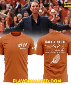 Rafael Nadal 2025 Roland Garros Farewell Tribute Tee – Merci Rafa Edition