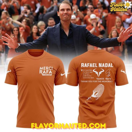 Rafael Nadal 2025 Roland Garros Farewell Tribute Tee – Merci Rafa Edition