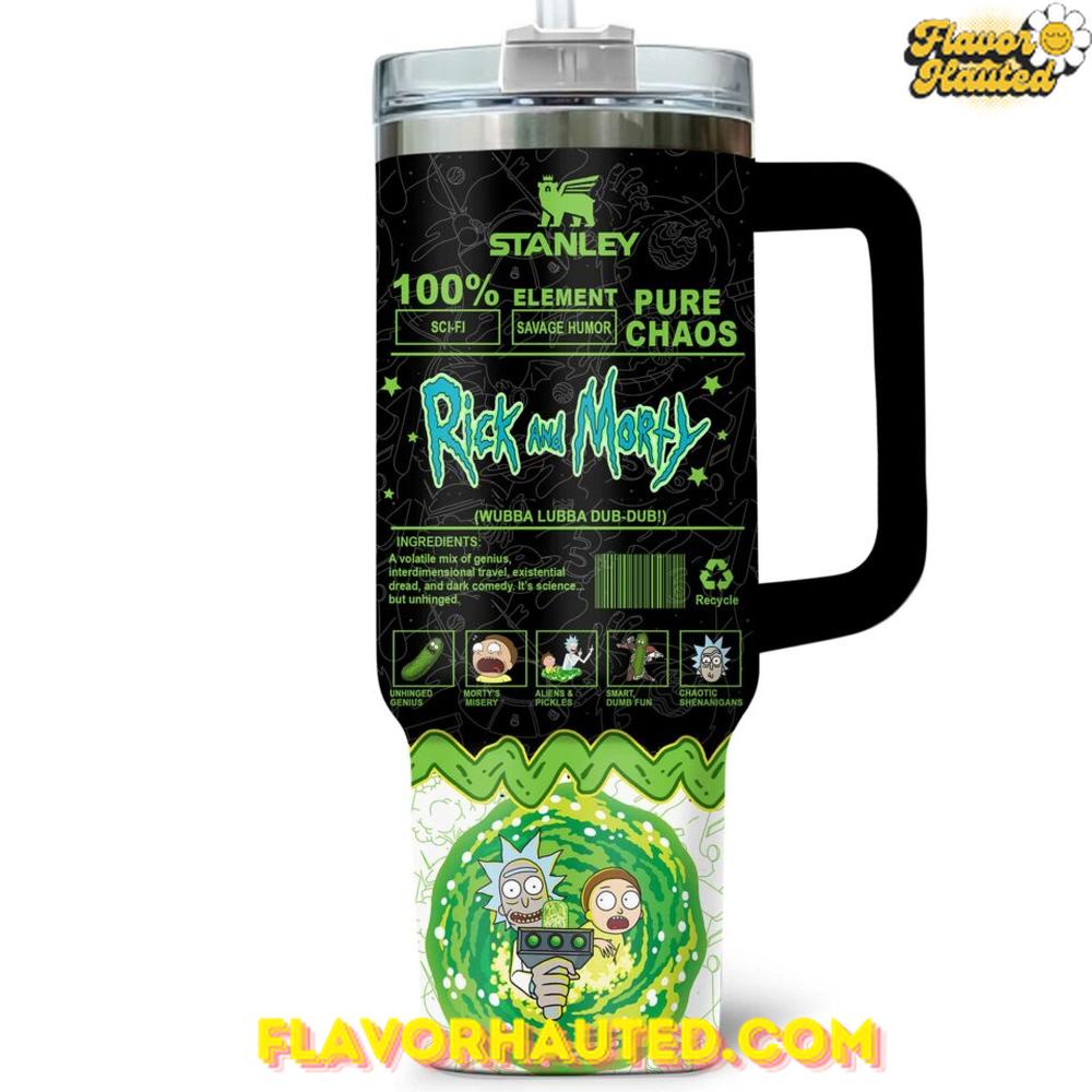 Rick and Morty Chaos Portal Limited Edition Stanley Tumbler 40oz Rick and Morty Chaos Portal Limited Edition Stanley Tumbler 40oz