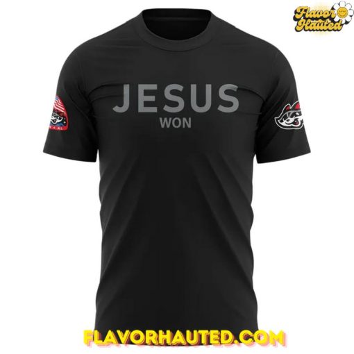 Rocket City Trash Pandas x Jesus Won Collections 2025 T-Shirt