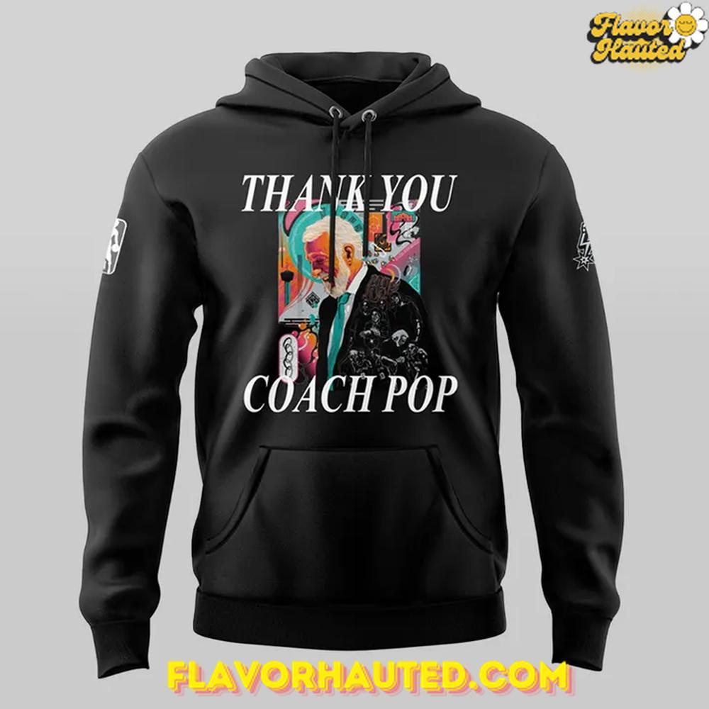 San Antonio Spurs Thank You Gregg Popovich Limited Hoodie San Antonio Spurs Thank You Gregg Popovich Limited Hoodie