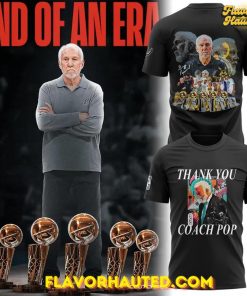 San Antonio Spurs Thank You Gregg Popovich Limited T-Shirt