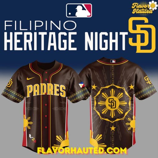 San Diego Padres 2025 Filipino Heritage Night Special Jersey