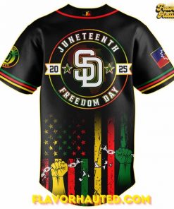 San Diego Padres MLB x 2025 Juneteenth Day Special Jersey back